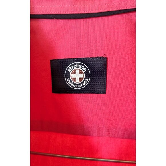 NWT Strellson Swiss Cross Men Shirt Pink Cotton Button Down Long Sleeve Size XL - Picture 11 of 12